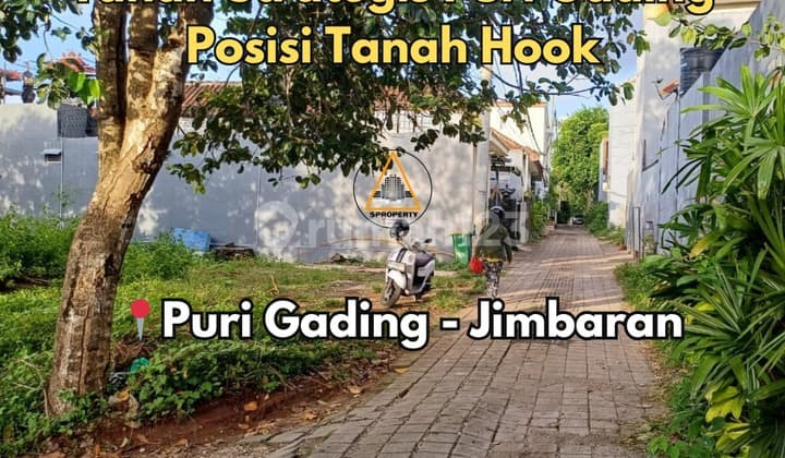 Dijual Cepat Tanah Posisi Hook Lokasi Strategis di Puri Gading