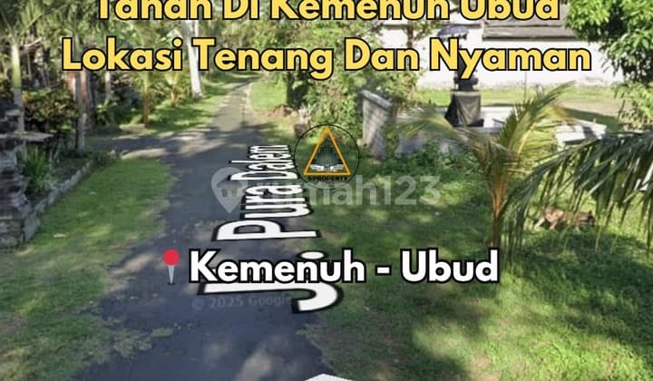 TANAH LOKASI TENANG DAN NYAMAN DI KEMENUH UBUD