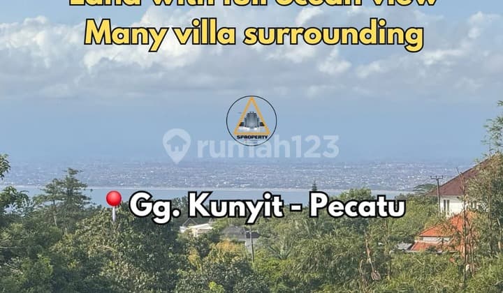 Land For Sale Ocean View, Airport View, Volcanoes In Pecatu
