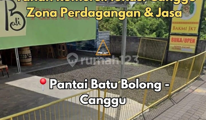 Tanah Komersil Lokasi Premium Jalan Utama Pantai Batu Bolong