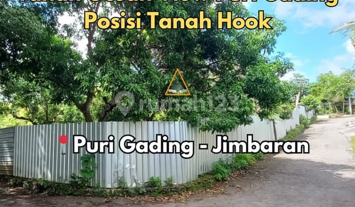Tanah Ocean View Puri Gading Posisi Tanah Hook
