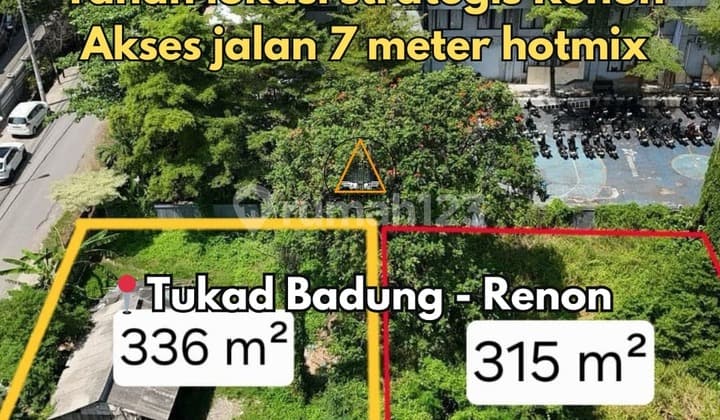 Tanah Strategis - Lokasi Terbaik Renon, Denpasar Selatan