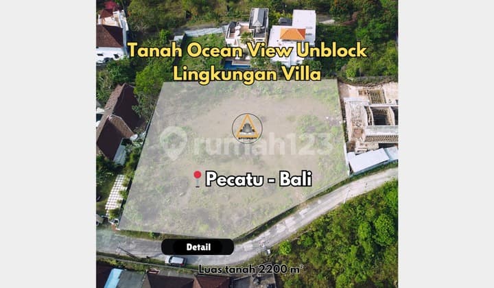 Tanah Ocean View Unblock Berlokasi di Pecatu