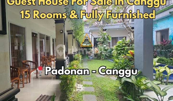 GUEST HOUSE FOR SALE LOCATION IN CANGGU BALI