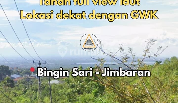 Tanah Full View Laut Lokasi Jimbaran Dekat Kampus Udayana