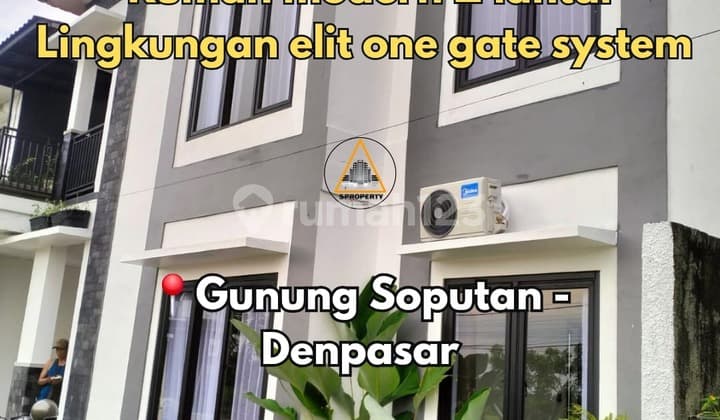 Rumah Modern 2 Lantai Lingkungan Elit One Gate System