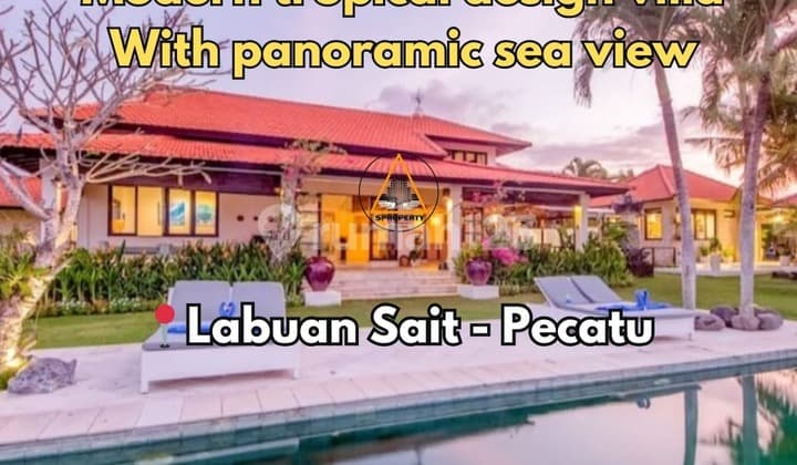 Modern Luxury Tropical Villa With Panaromic Sea View