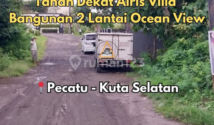 TANAH BANGUNAN 2 LANTAI OCEAN VIEW DI DEKAT AIRIS VILLA