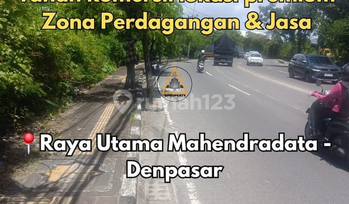 Tanah Komersil Premium Lokasi di Jalan Raya Utama Mahendradata