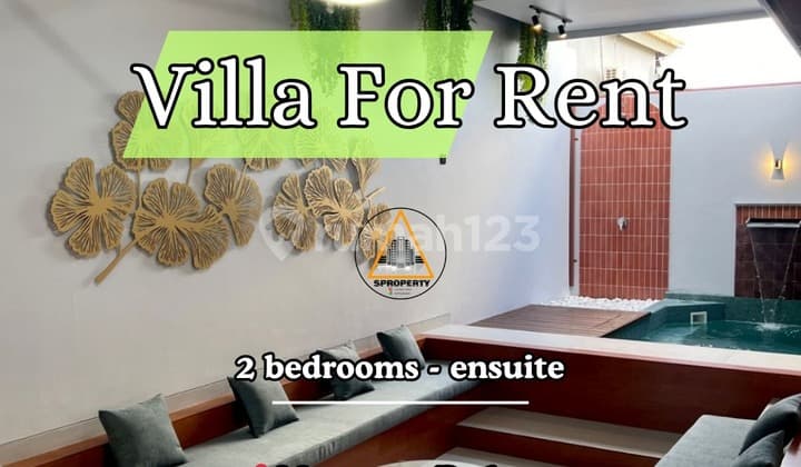 BRAND NEW MINIMALIST MODERN VILLA FOR RENT IN MUNGGU