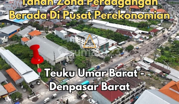 TANAH ZONA PERDAGANGAN BERLOKASI DI JALAN UTAMA TEUKU UMAR BARAT