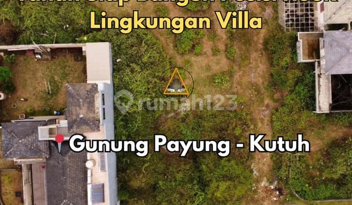 Tanah Siap Bangun Posisi Hook Lingkungan Villa di Kutuh