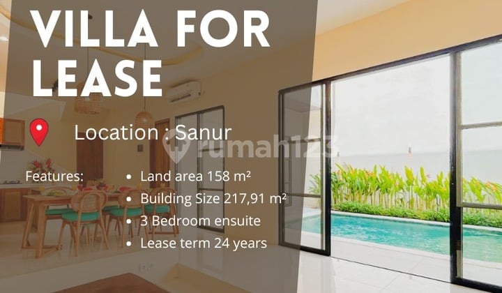 Luxury Villa For Leasehold In The Hearts Sanur