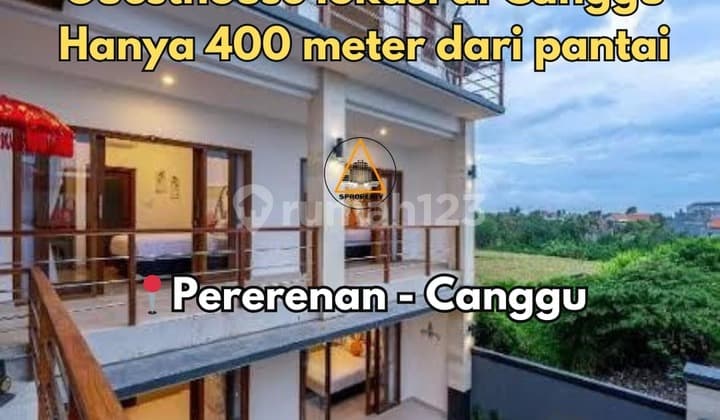 Guesthouse 10 Kamar di Canggu Jalan Kaki ke Pantai Pererenan