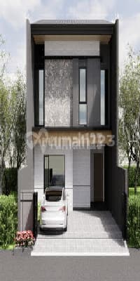Modern Minimalist New House in Mekar Wangi Bandung