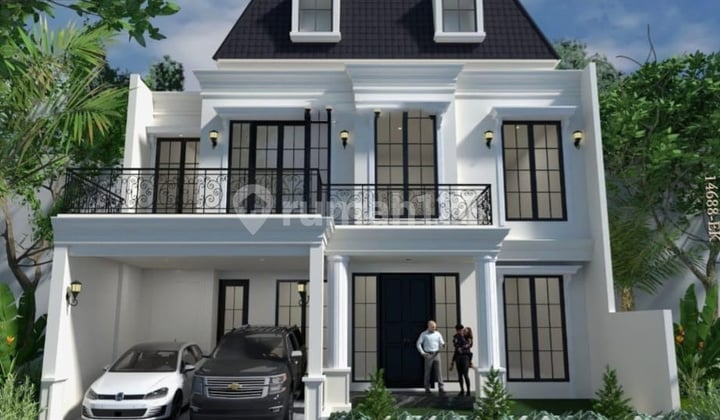 Rumah Baru American Style Ada Swimming Pool di Puri Bintaro Sektor 9 Tangsel