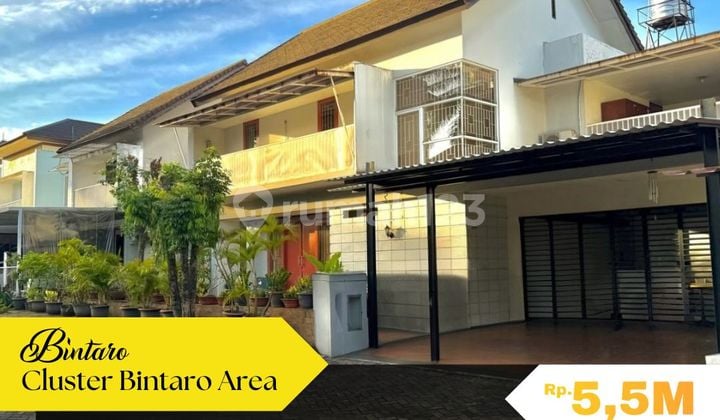 Rumah Murah Luas Siap Huni di Cluster Area Bintaro Sektor 9
