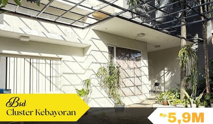 Rumah Rapih Murah Siap Huni Kebayoran Bintaro