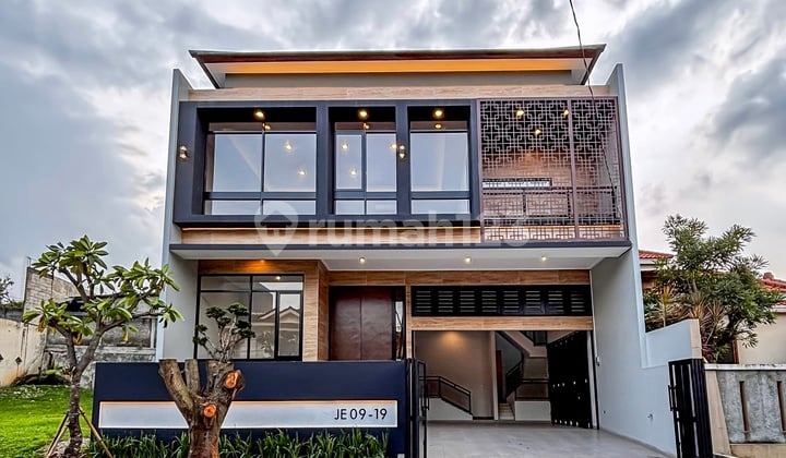 Rumah Baru Gaya Modern Tropical Lengkap Pool Bintaro Sektor 9
