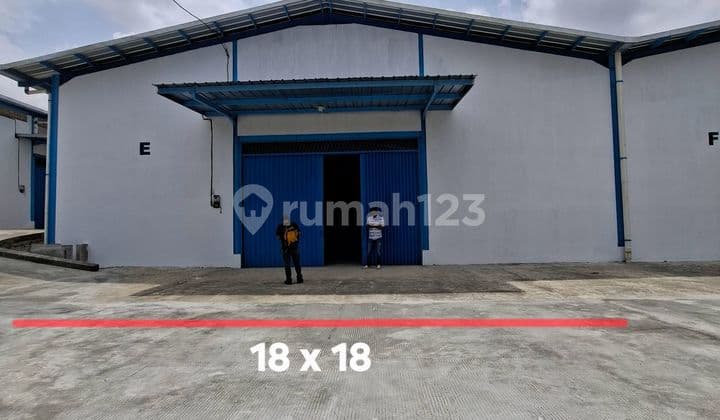 Gudang Siap Pakai, Lokasi Strategis dan Row Jalan Lebar @Pondok Aren