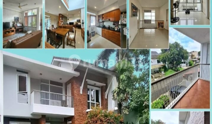 Rumah Cantik Ala Tropis, Natural, Siap Huni Dalam Cluster Bintaro Jaya Sektor 9, Dekat Stasiun Kereta Api Sudimara