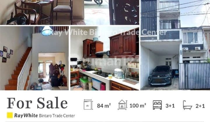 Rumah Rapih, Siap Huni dekat Pasar Cipadu, dalam Komplex di Pondok Aren