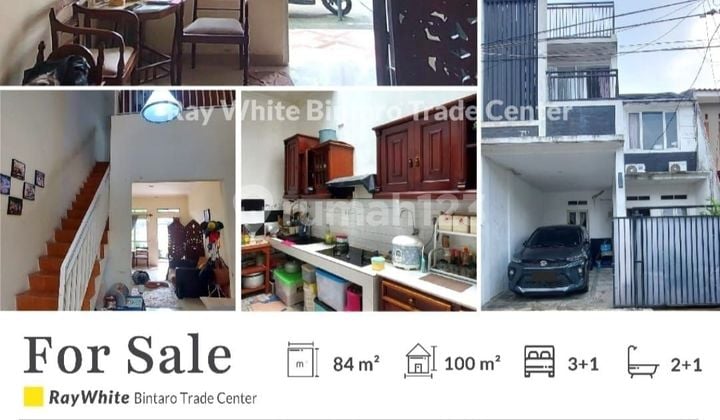 Rumah Rapih, Siap Huni dekat Pasar Cipadu, dalam Komplex di Pondok Aren