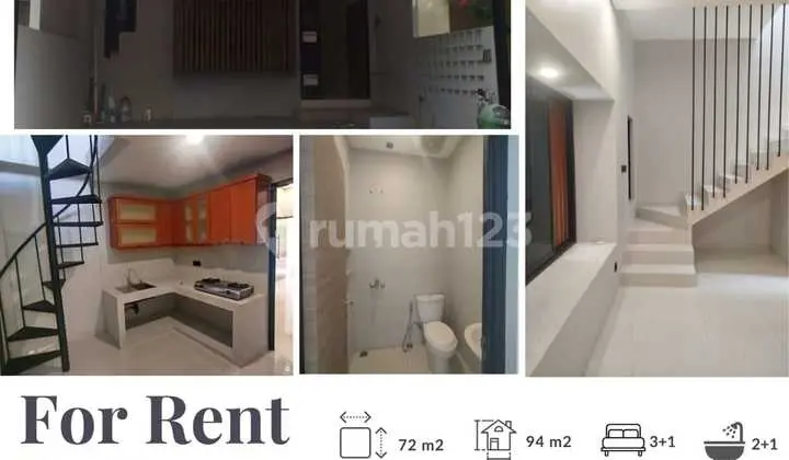 Disewakan Rumah Baru Renovasi, Rapih, Siap Huni Dalam Cluster Graha Bintaro