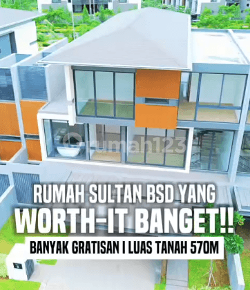Dijual Rumah Incaran Sultan, Ter-Worth It Daerah Se-BSD!!