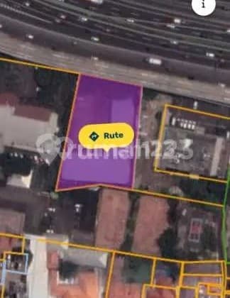 Dijual Tanah Komersial Gatot Subroto, Jak-Sel Samping Perpus Univ Paramadina, Seberang Rs Medistra