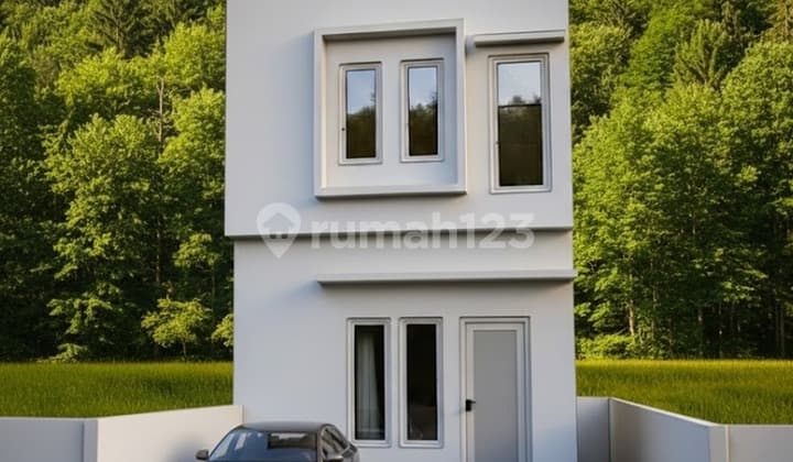 Rumah dengan konsep modern minimalis yang berlokasi di Antasura, Denpasar Utara