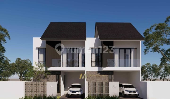 Rumah on progres pembangunan di Renon Denpasar hanya 2 unit