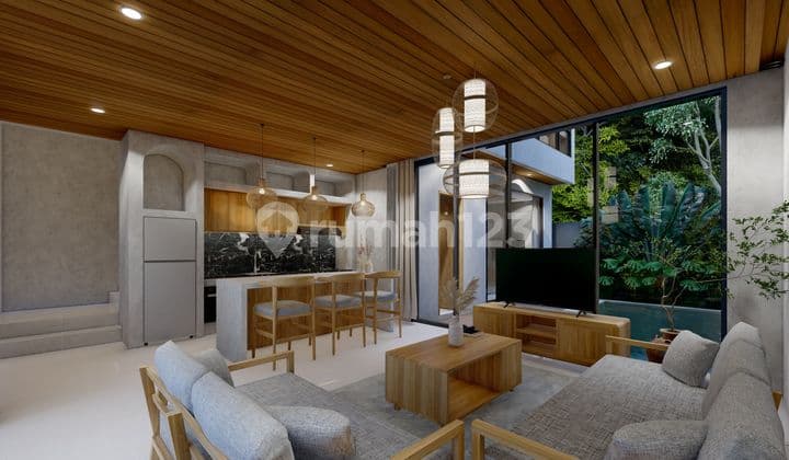 Rumah Villa Tropical Minimalis Dekat Pantai di Uluwatu Bali