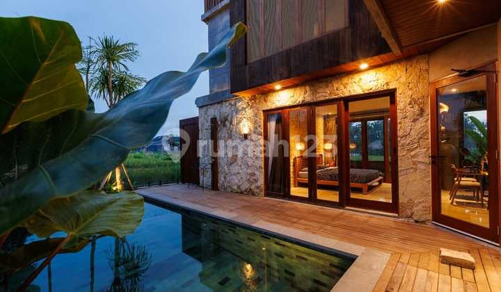 Rumah Villa Siap Huni Dengan View Sawah Di Canggubali