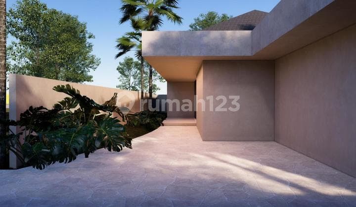 Villa Dengan View Sungai Minimalis Design Di Canggu Bali