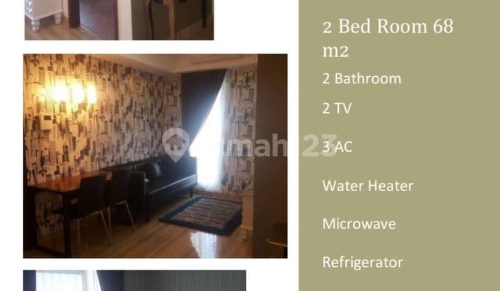 Disewakan murah, furnish, apart.2br di Mayjend Sungkono Langoon