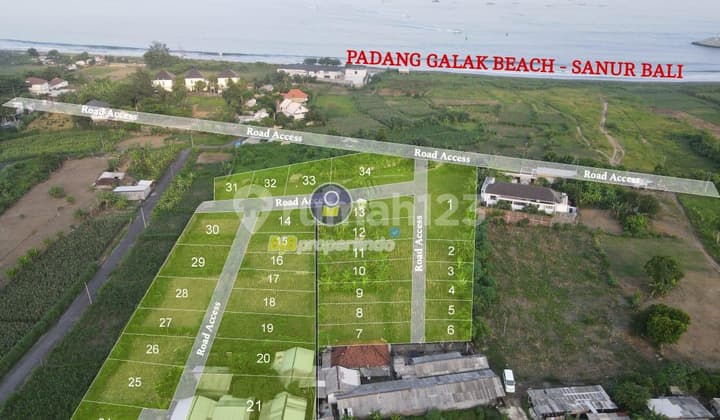 Tanah Sewa Exclusive Dikawasan Wisata Pantai Padang, Sanur - Bali