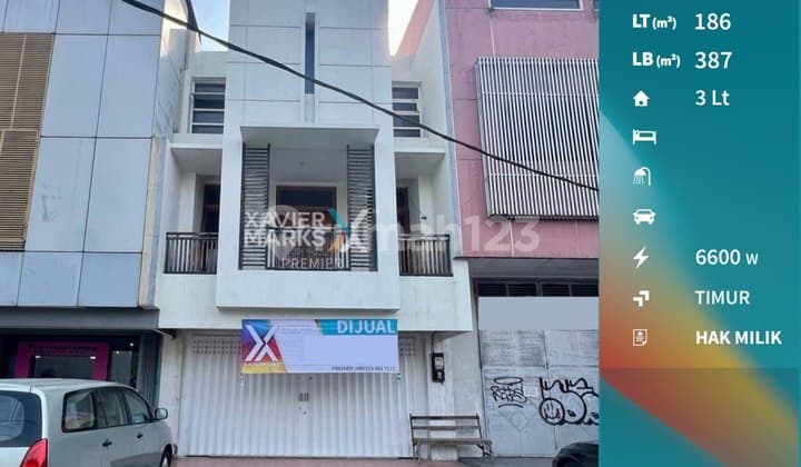 Dijual/Disewakan Ruko 3 Lantai Poros Jalan Ahmad Yani Blimbing Malang