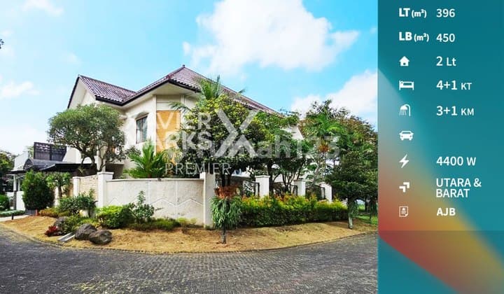 Properti Langka Rumah Megah Villa Golf Boulevard Araya Malang