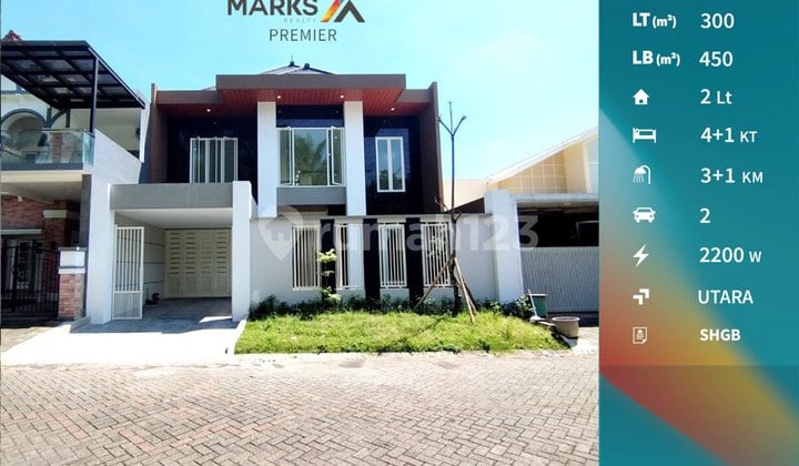 Rumah Gres Minimalis Modern Araya Golf Boulevard Malang
