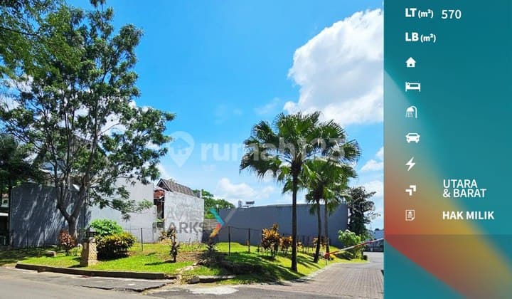 Tanah Hook Kavling Pusat Kota di Ijen Nirwana Malang