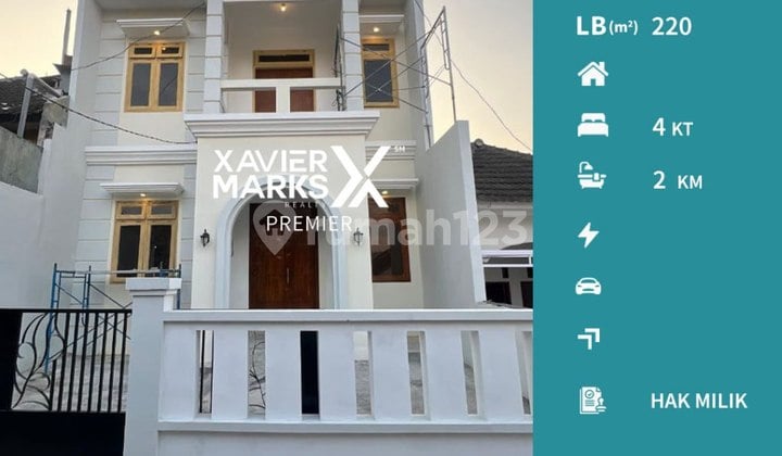 Dibawah Harga Pasar Rumah Baru 2 Lantai di Kapiworo, Sawojajar, Malang