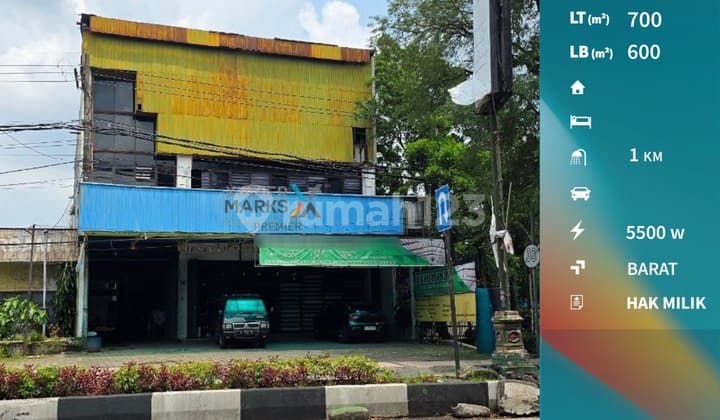 Disewakan Murah Gudang di Poros Jalan Ahmad Yani Blimbing Malang