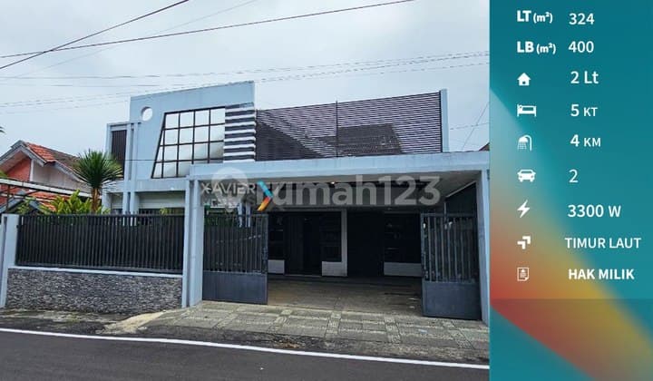 Rumah Semi Furnished Siap Huni Strategis di Tidar Kota Malang