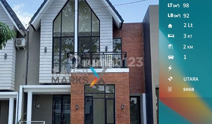 Properti Langka Rumah Modern di Tunggulwulung Kota Malang