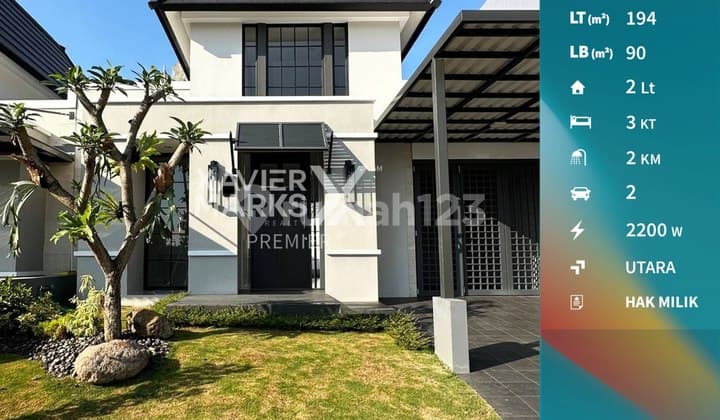 Properti Langka Rumah Modern di Citraland Puncak Tidar Malang