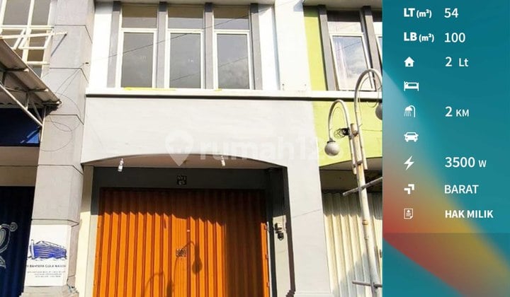 Two-Story Shop House, Sawojajar Main Road, Malang City