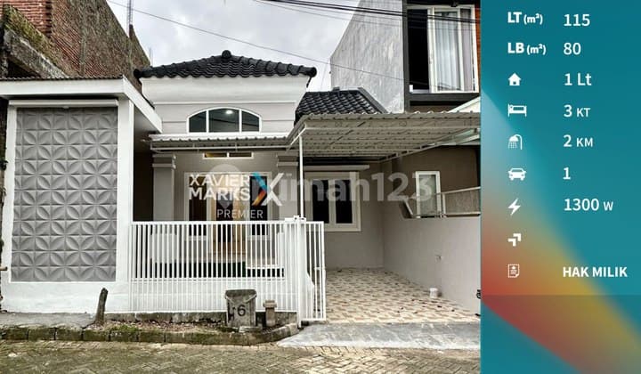 Termurah Dijual Rumah Gress Minimalis di Tidar Kota Malang
