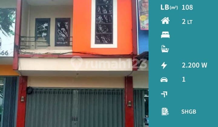 Butuh Cepat Laku Dijual Ruko 2 Lantai di Villa Bukit Tidar Malang