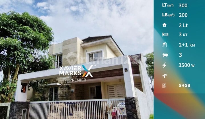 Rumah 2 Lantai Modern Terawat di Cluster Golf Araya Malang